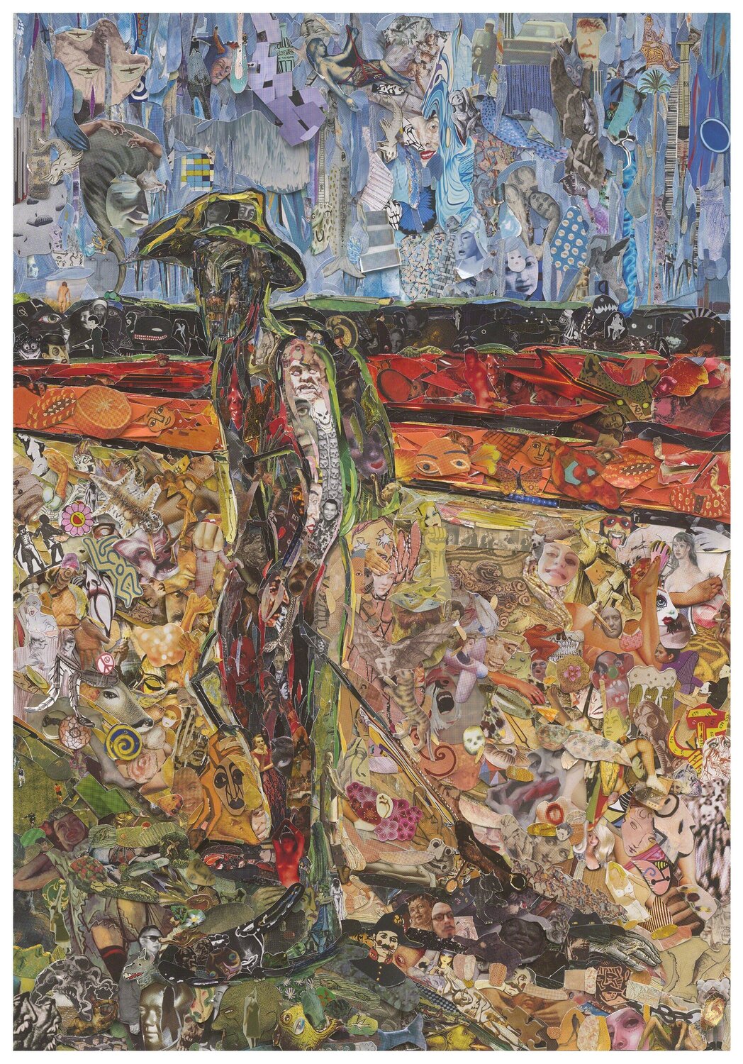 Repro: Study for a Portrait of Van Gogh IV, after Francis Bacon Vik Muniz Fotografia in vendita
