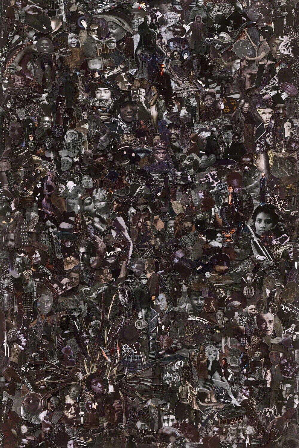 Repro (Monochromes): Black Vik Muniz Fotografia in vendita