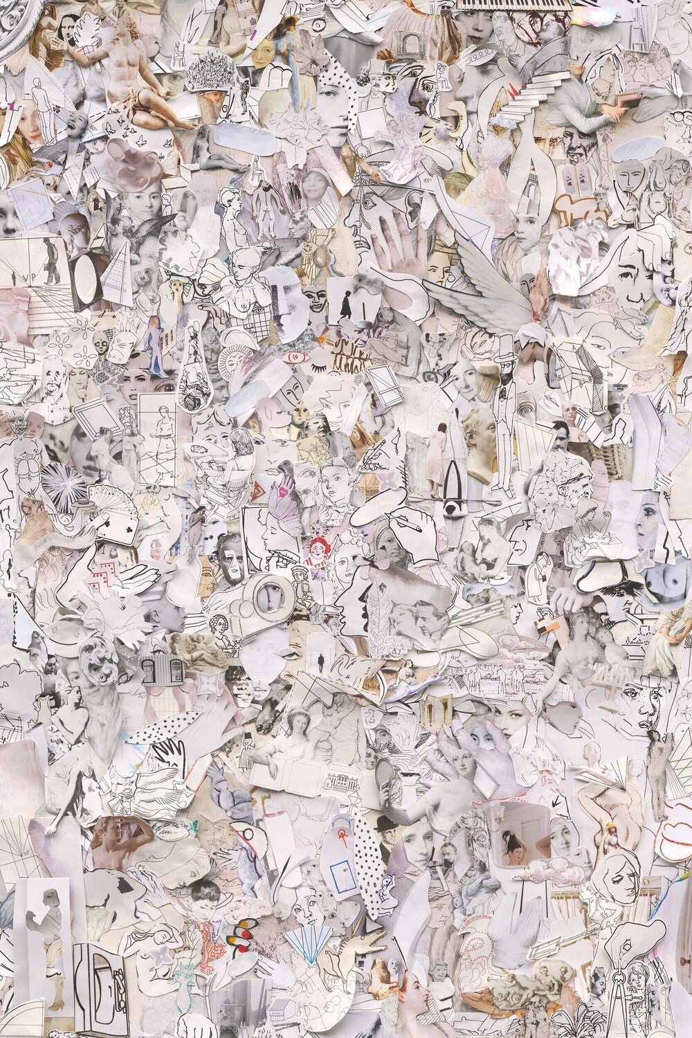 Repro (Monochromes): White Vik Muniz Fotografia in vendita