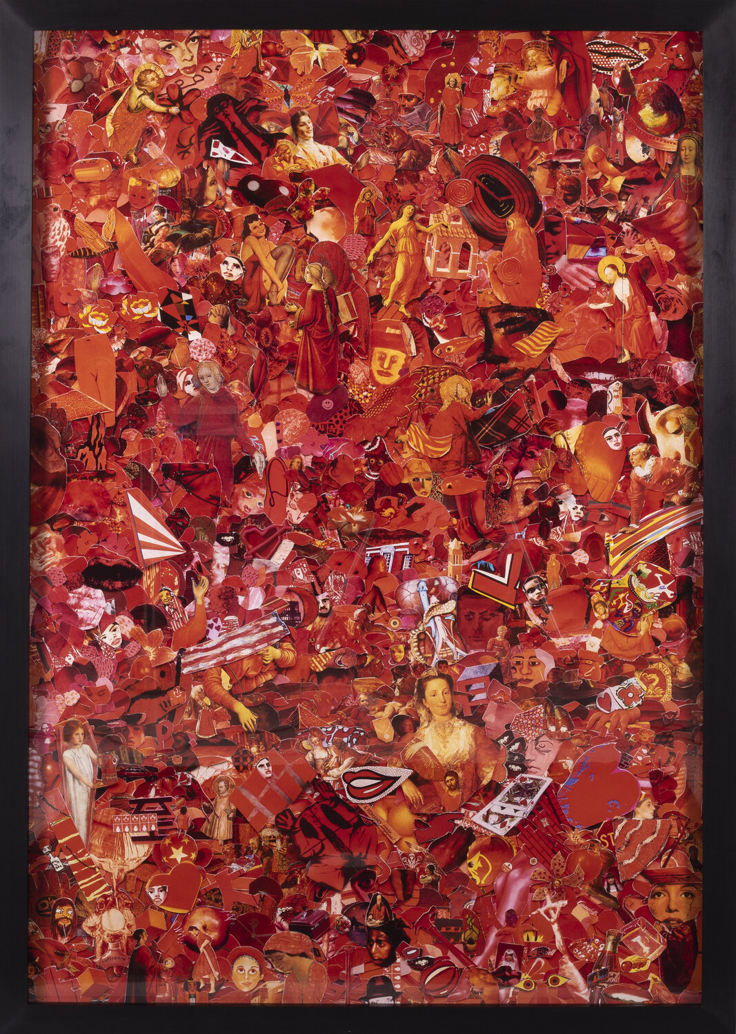 Repro(Monochromes) ''Red''  Edition 1/3 Vik Muniz Stampa in vendita