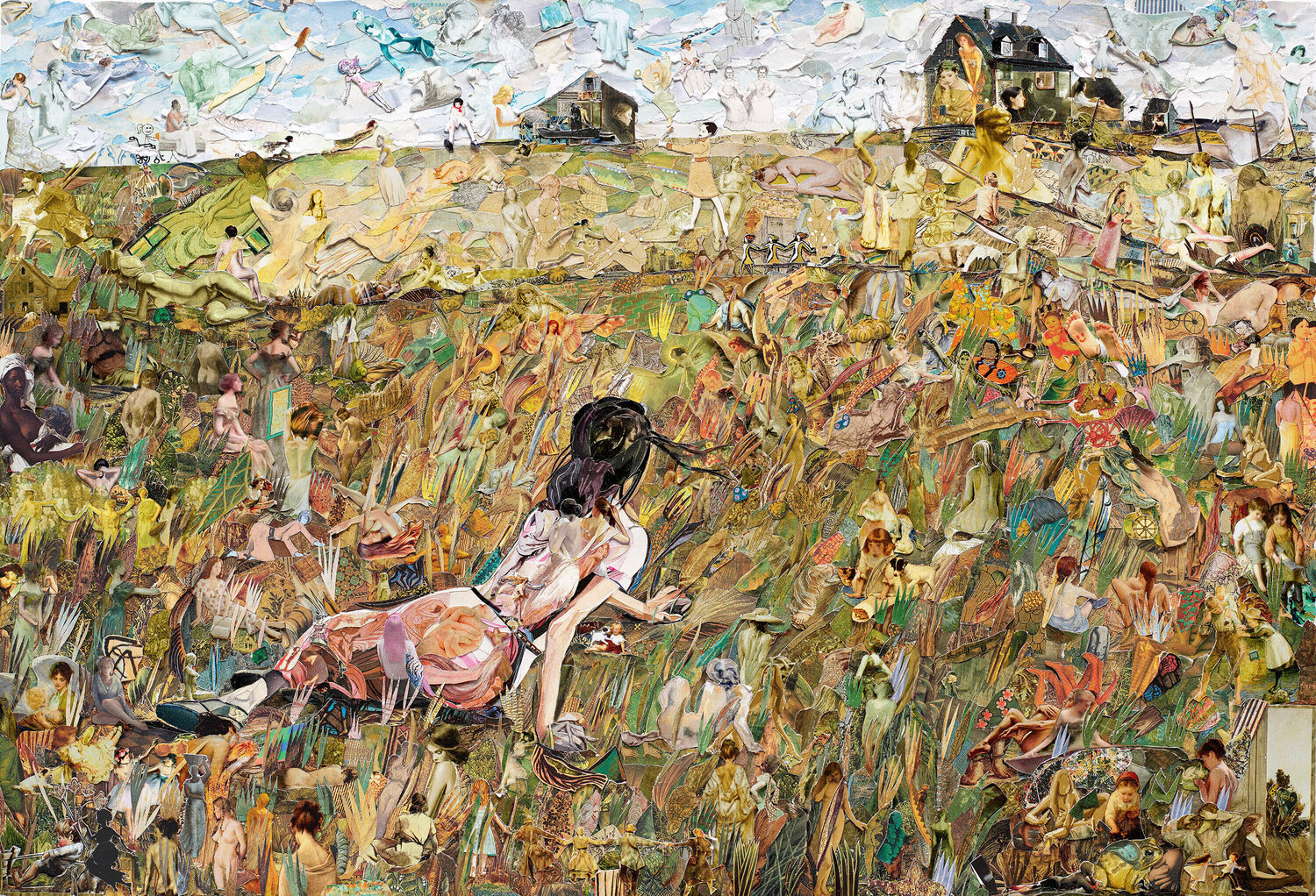 Repro: Christina’s World, after Andrew Wyeth Vik Muniz Stampa in vendita