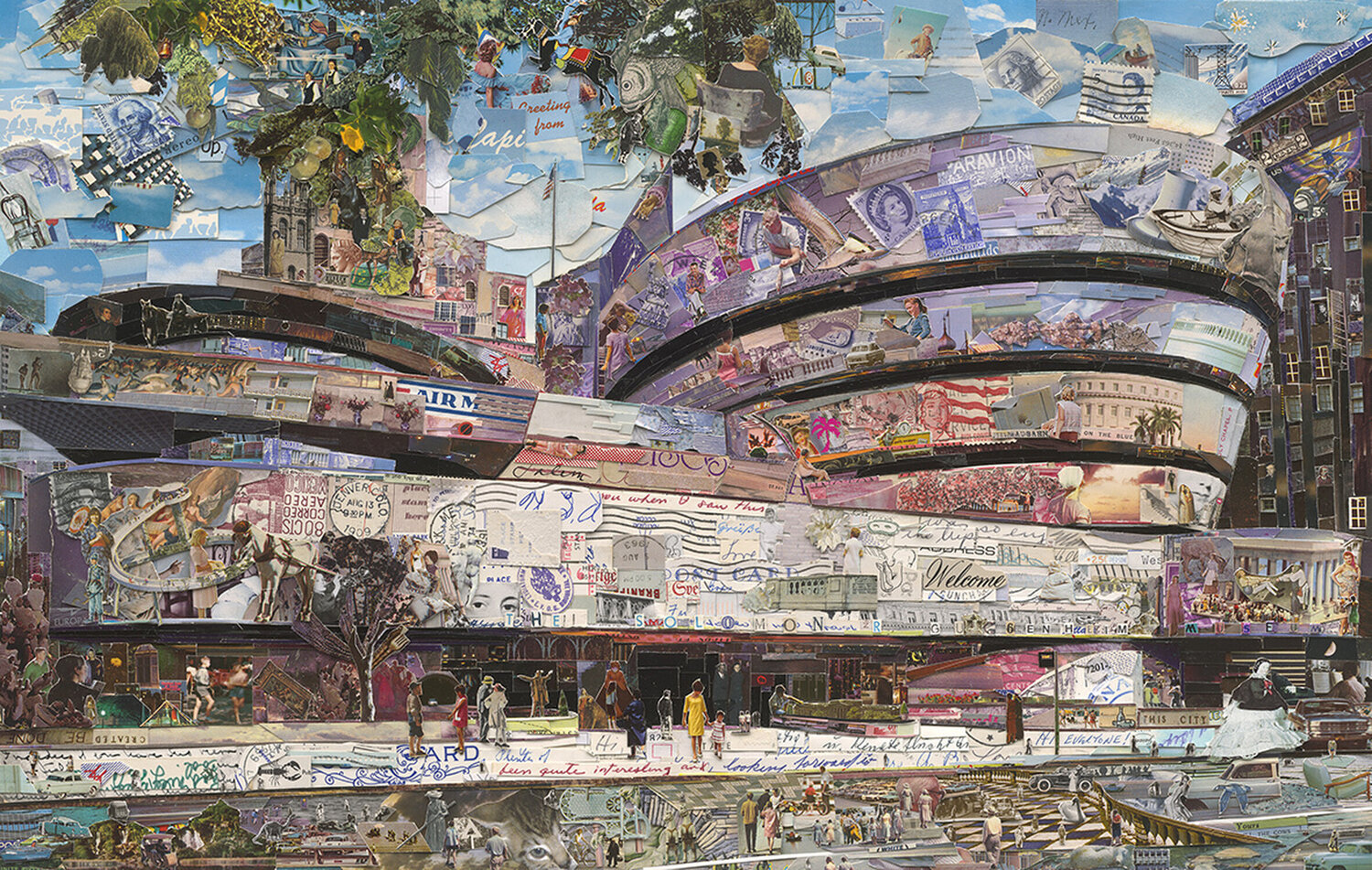 Postcards from Nowhere: The Solomon R. Guggenheim Museum Vik Muniz Fotografie zu verkaufen