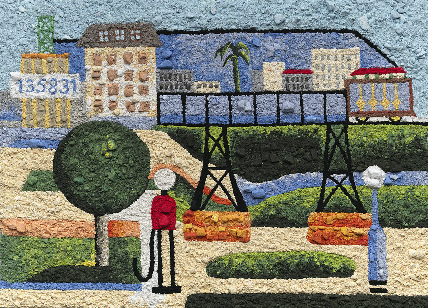 Metachrome (São Paulo after Tarsila) Vik Muniz Fotografie zu verkaufen
