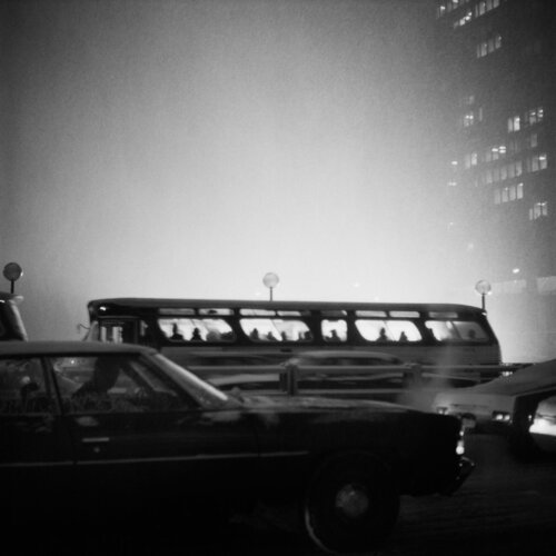 Bus At Dusk de Vivian Maier, Fotografía a la venta en Singulart