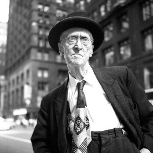 0131521 - Untitled, n.d, Old Man with Tie, 12" X 12" van Vivian Maier, Fotografie te koop op Singulart