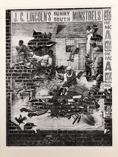 Minstrel Poster, Alabama (WALKER EVANS: SELECTED PHOTOGRAPHS; Double Elephant Press) di Walker Evans, Fotografia in vendita su Singulart