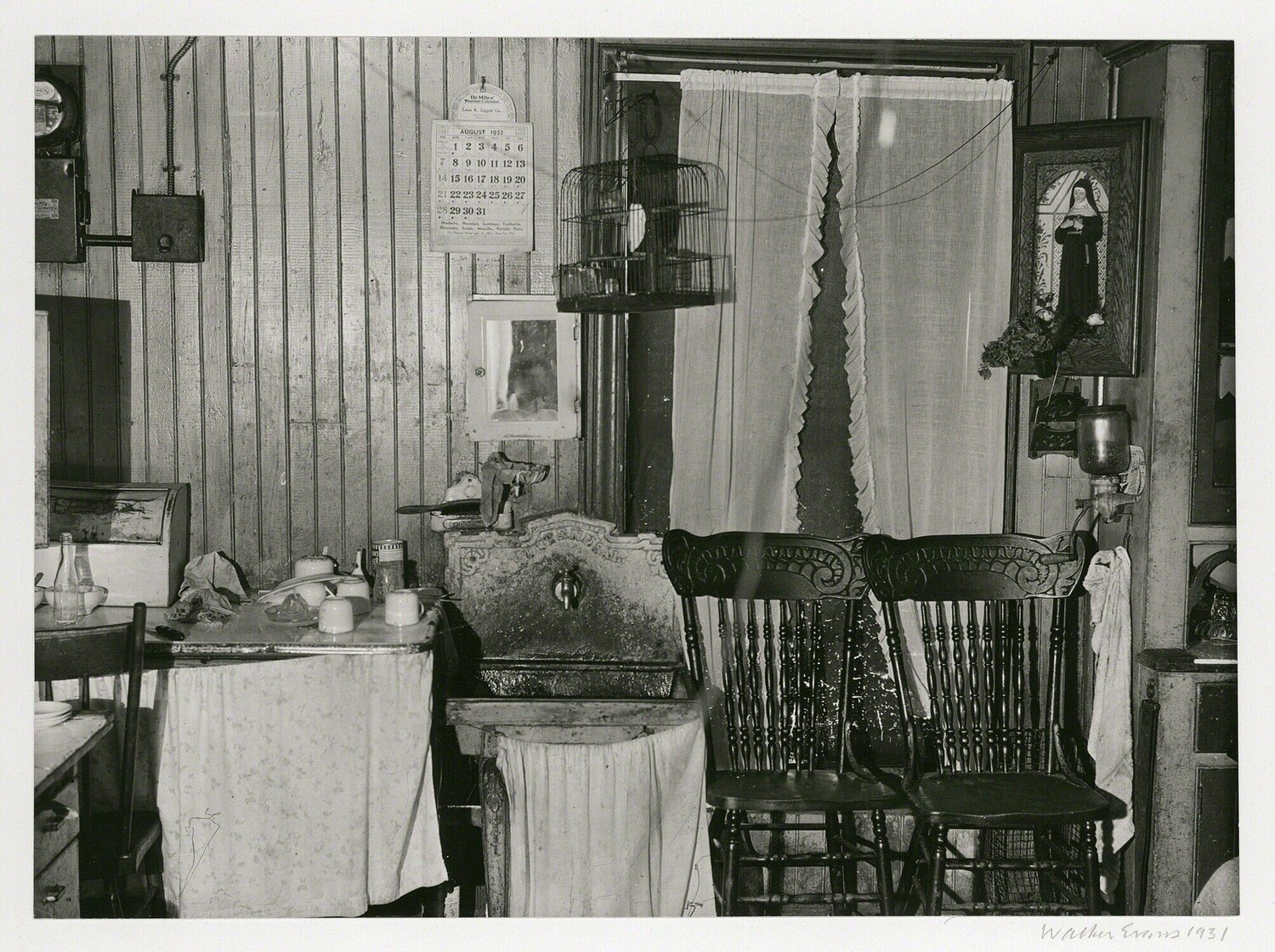 New York City Tenement Kitchen Walker Evans Fotografia in vendita