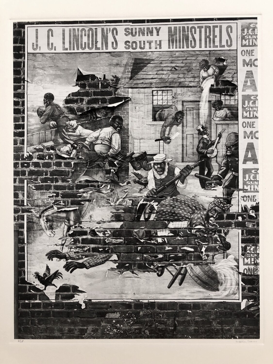 Minstrel Poster, Alabama (WALKER EVANS: SELECTED PHOTOGRAPHS; Double Elephant Press) Walker Evans Fotografie zu verkaufen