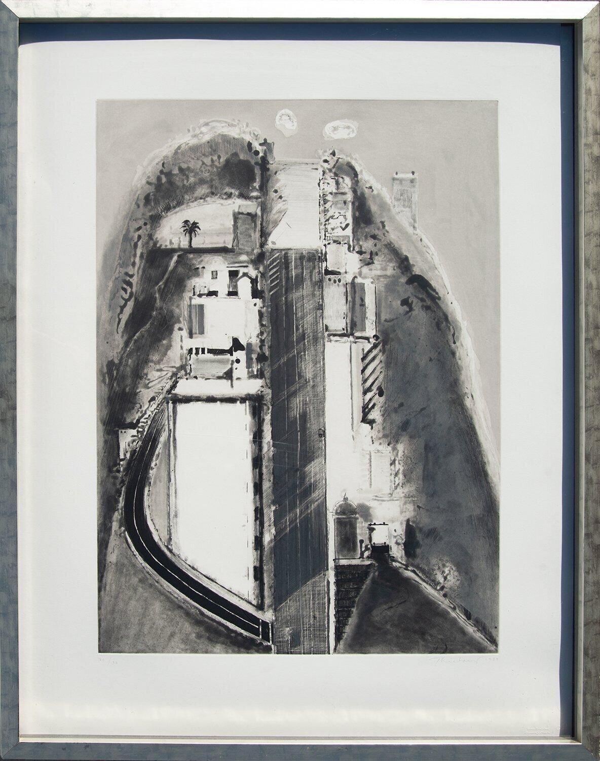 Steep Street de Wayne Thiebaud (1989): Impresión Grabado - Singulart, image size:1184x1500