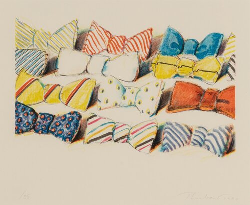 Bow Ties di Wayne Thiebaud, Stampa in vendita su Singulart