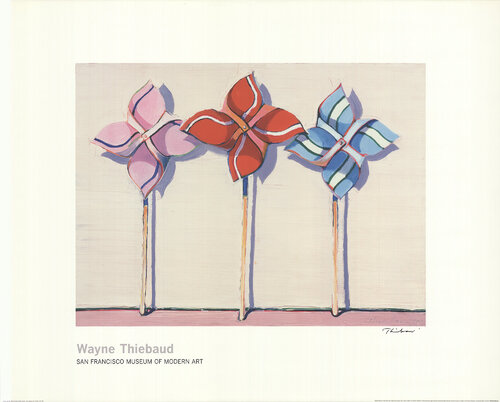 Three Wind Toys (Lg) di Wayne Thiebaud, Stampa in vendita su Singulart