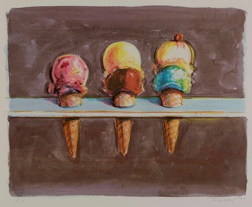 Five Flavors van Wayne Thiebaud, Afdruk te koop op Singulart