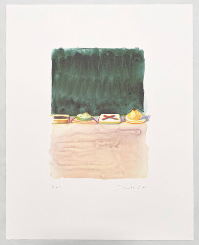 Hors d'Oeuvres, from The Physiology of Taste van Wayne Thiebaud, Afdruk te koop op Singulart