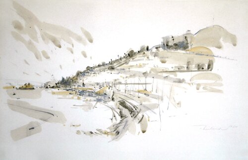 Sausalito van Wayne Thiebaud, Werk op papier te koop op Singulart