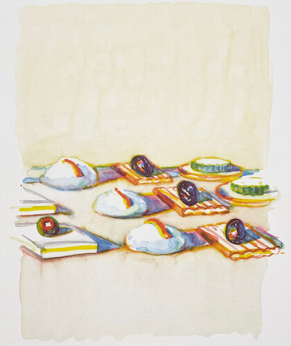 Appetizers, from The Physiology of Taste van Wayne Thiebaud, Afdruk te koop op Singulart