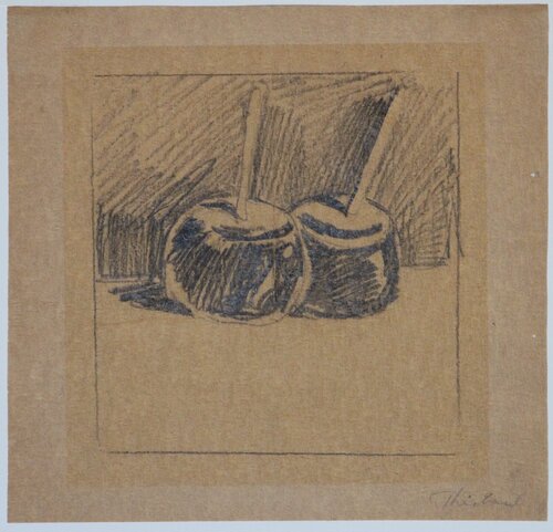 Candy Apples van Wayne Thiebaud, Werk op papier te koop op Singulart