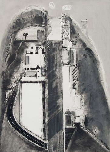 Steep Street van Wayne Thiebaud, Afdruk te koop op Singulart