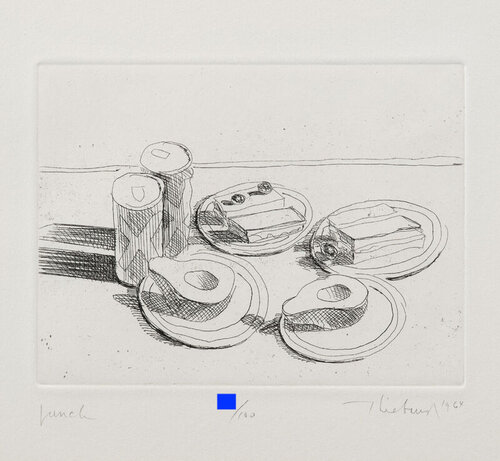 Lunch, from Delights van Wayne Thiebaud, Afdruk te koop op Singulart