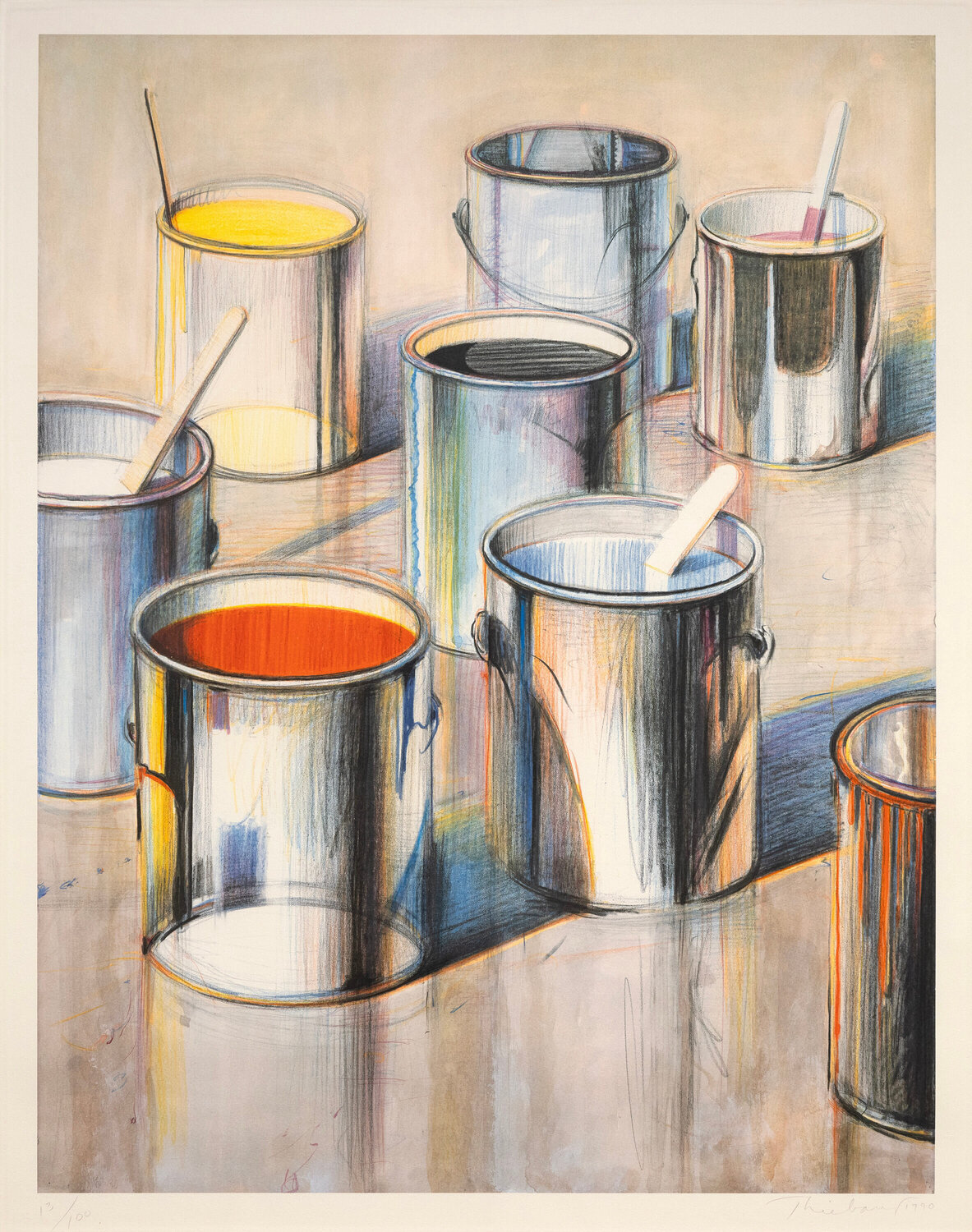 Paint Cans Wayne Thiebaud