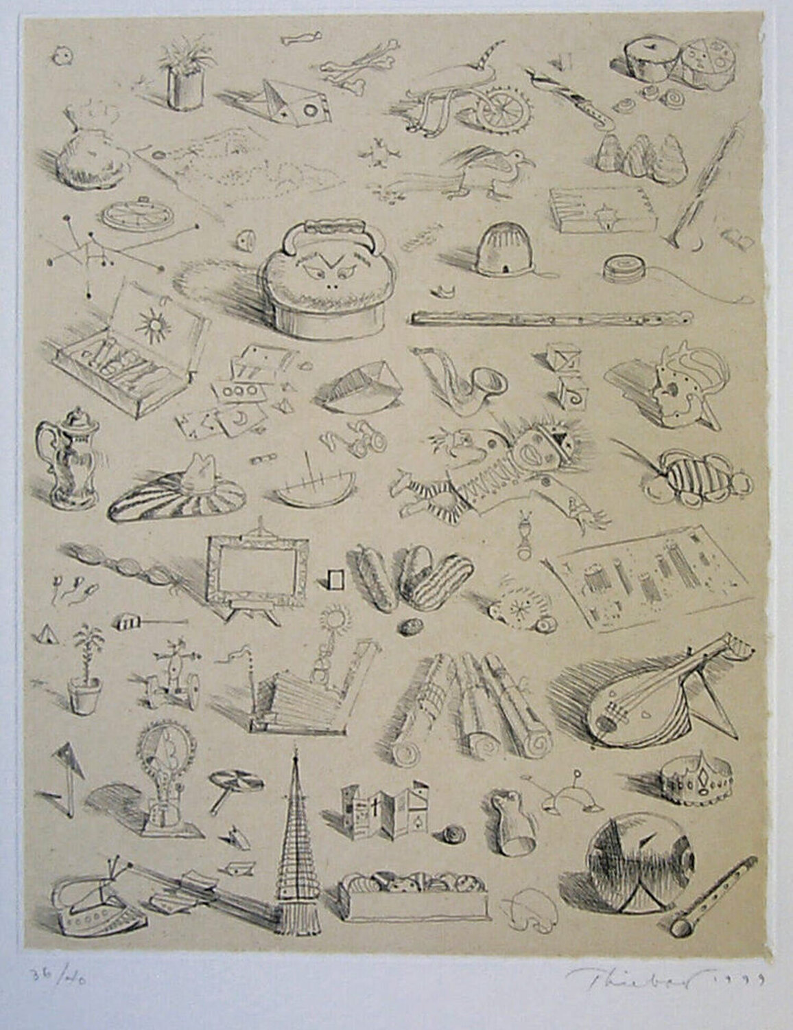 Souvenir of Cities Wayne Thiebaud