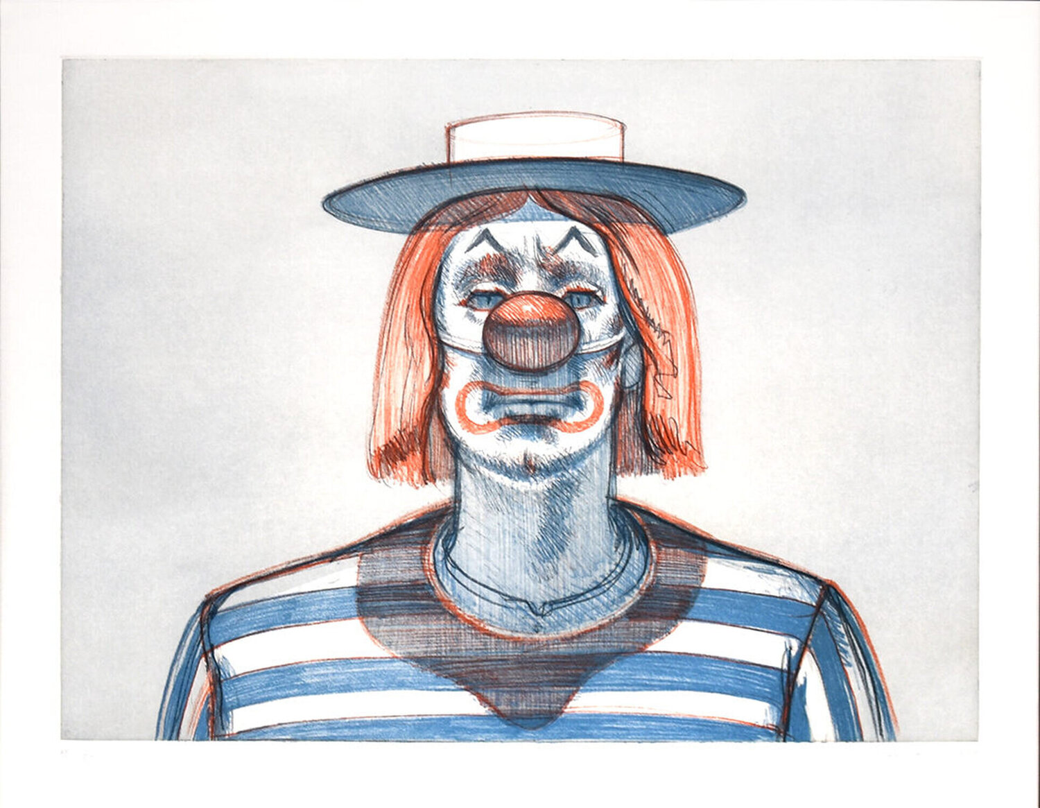 Clown, from Recent Etchings I Wayne Thiebaud