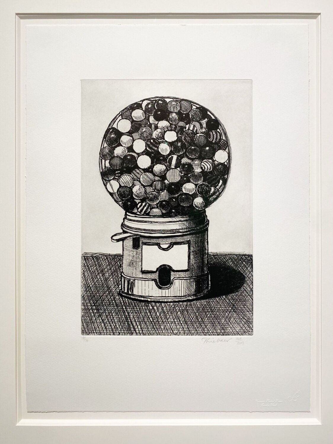 Dark Gumball Machine Wayne Thiebaud