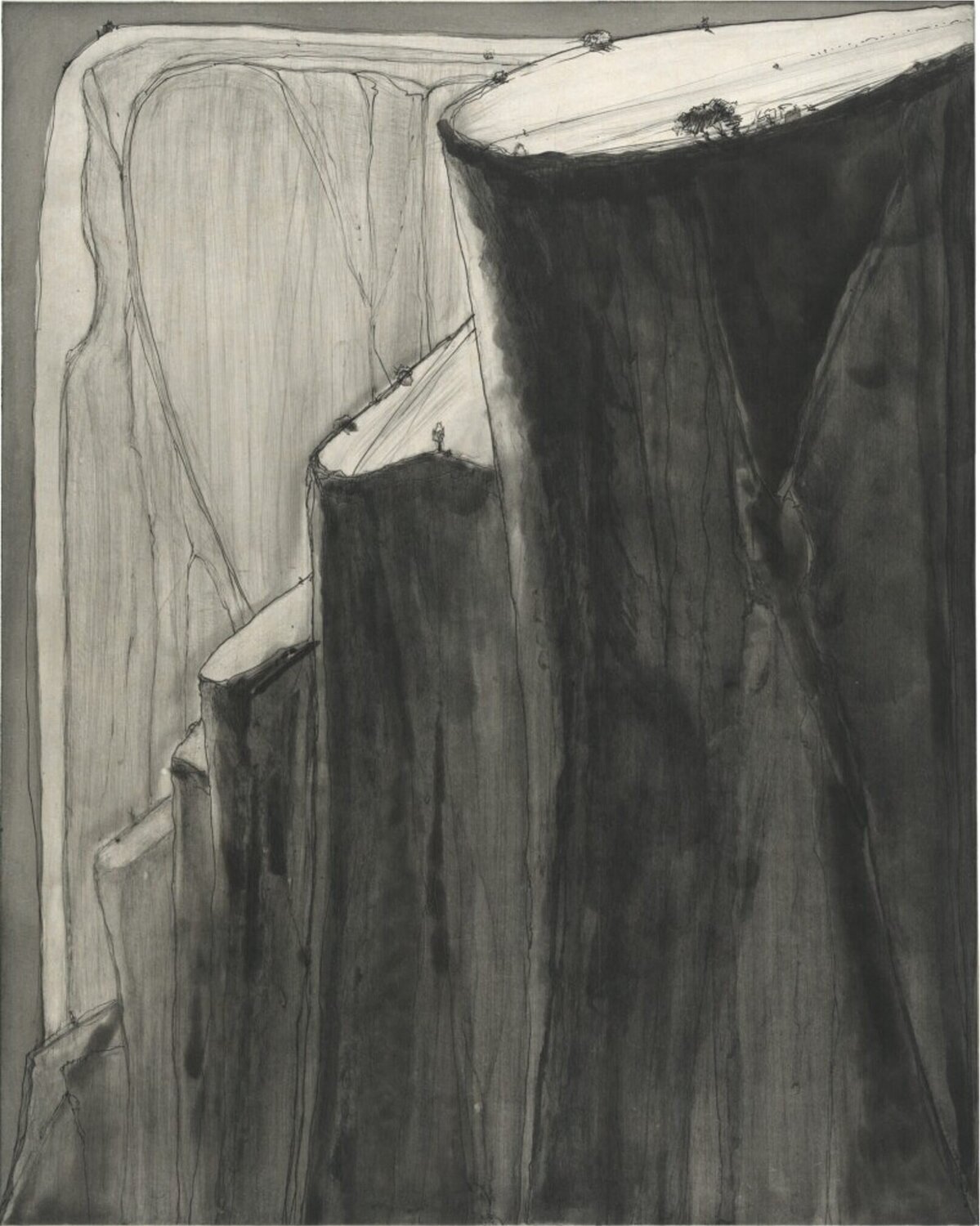 Dark Canyon Bluffs Wayne Thiebaud
