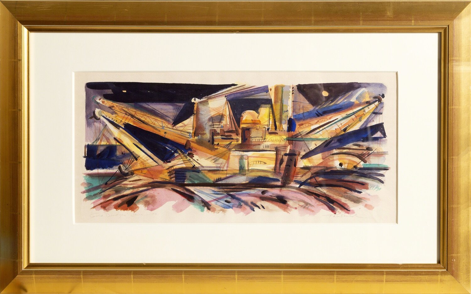 "Gold Dredgers" Sacramento  Wayne Thiebaud