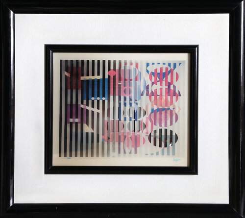 Intimate Secret Confidante par Yaacov Agam, Œuvre sur papier en vente sur Singulart
