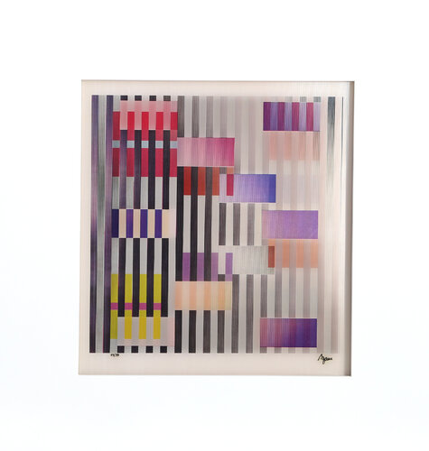 Color and Space di Yaacov Agam, Opera su carta in vendita su Singulart