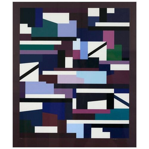 Purple Matrix di Yaacov Agam, Stampa in vendita su Singulart