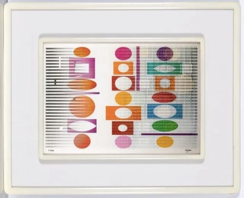 Composition van Yaacov Agam, Afdruk te koop op Singulart