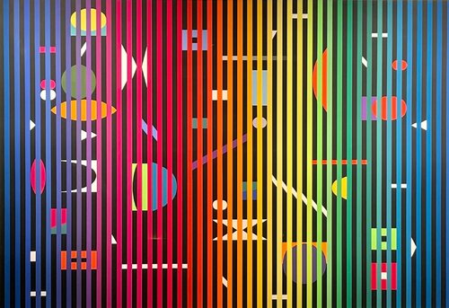 Fond Marin: Plate II van Yaacov Agam, Afdruk te koop op Singulart