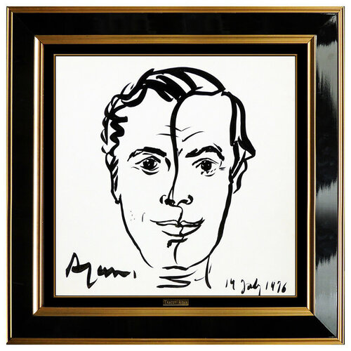 A Handsome Portrait van Yaacov Agam, Werk op papier te koop op Singulart
