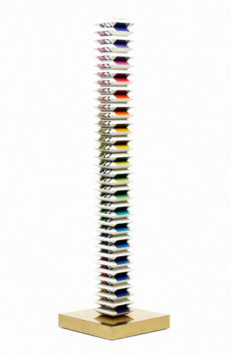 Beyond the Visible (multi dimensional tower sculpture) de Yaacov Agam, Escultura a la venta en Singulart