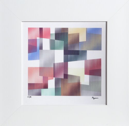 Time from the Mobility Within Series by Yaacov Agam, Print for Sale on Singulart