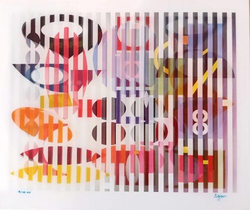 Agamograph van Yaacov Agam, Schilderij te koop op Singulart