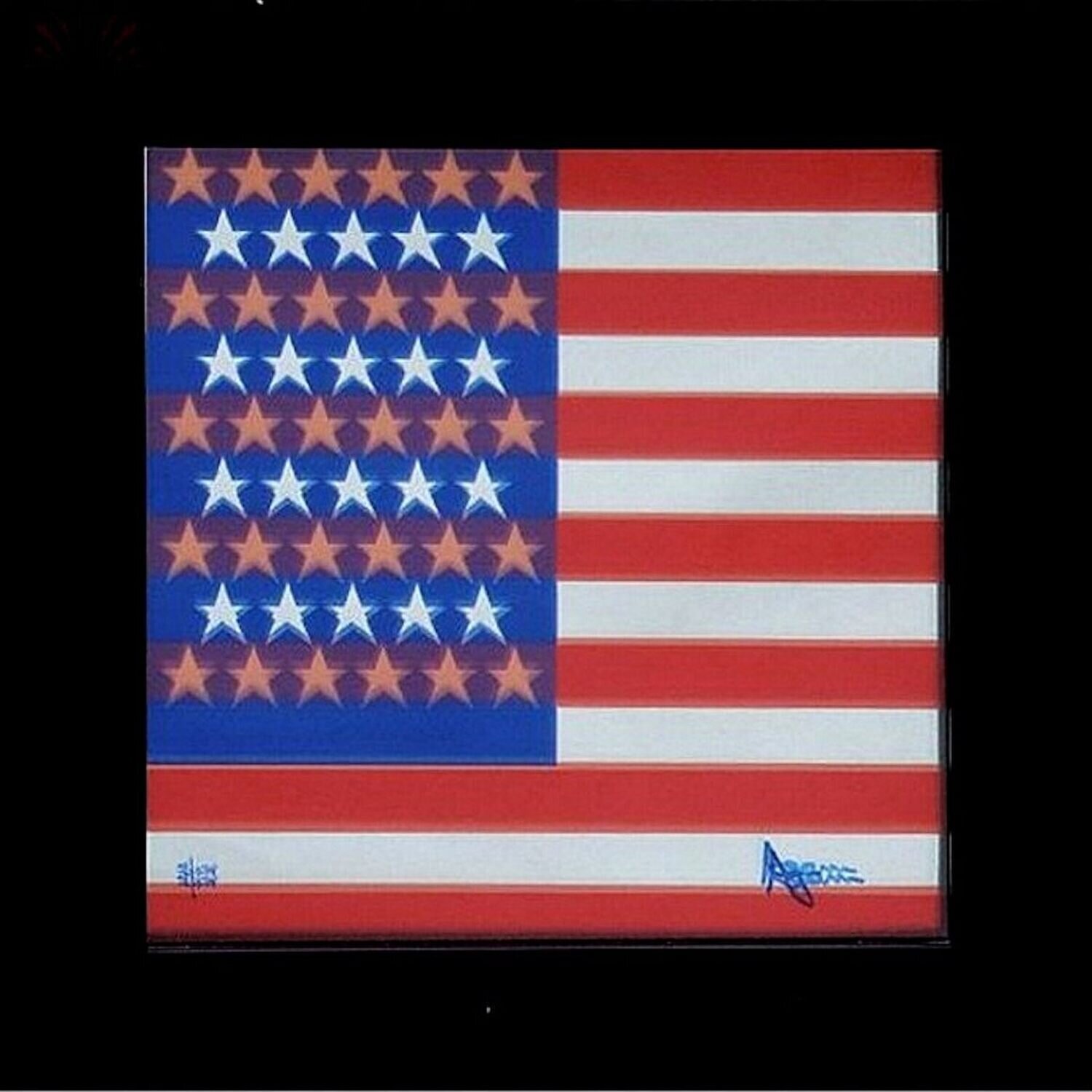 Merican flag, C Yaacov Agam