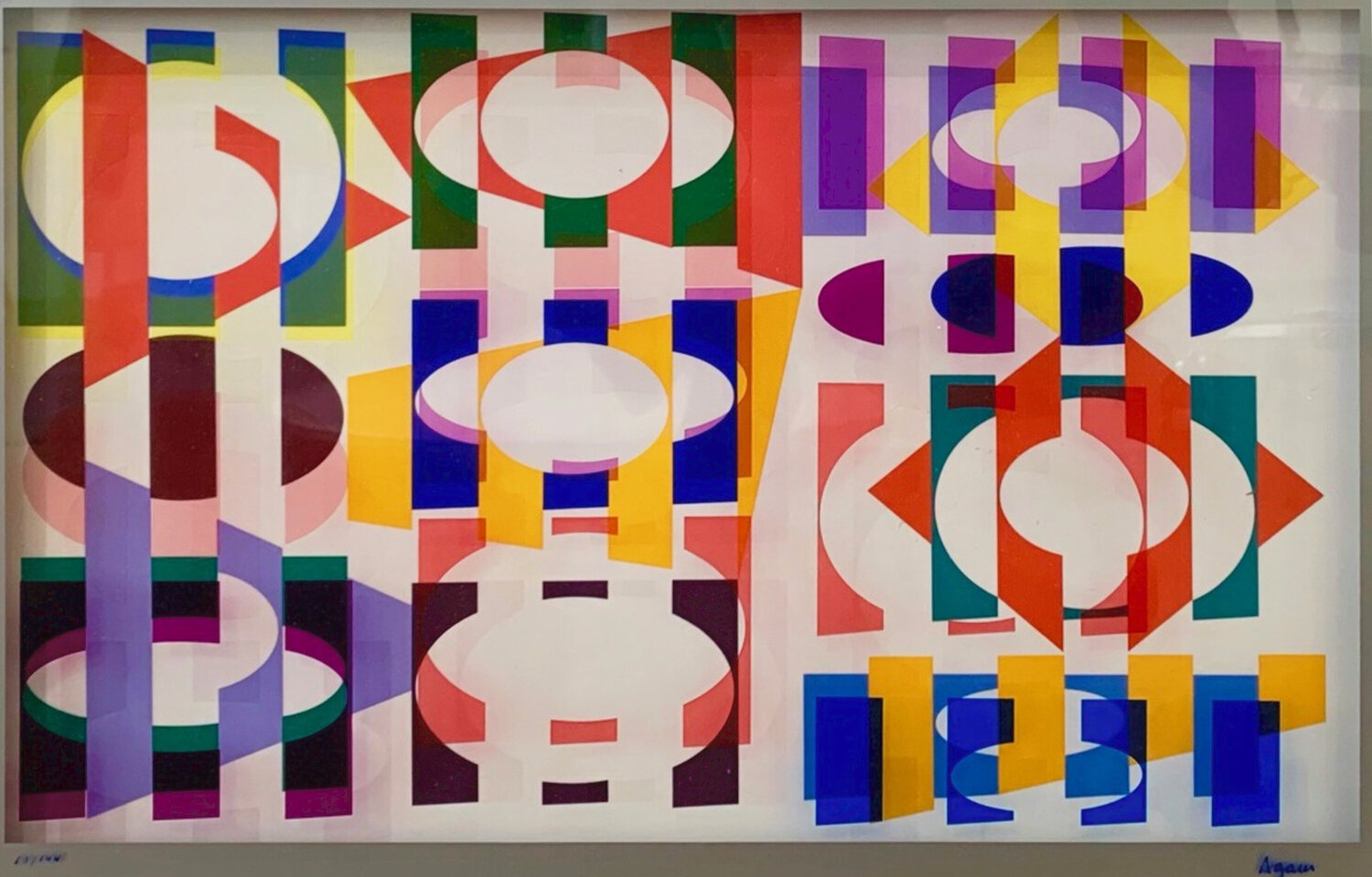 Multigraph 3D Wall Sculpture Yaacov Agam