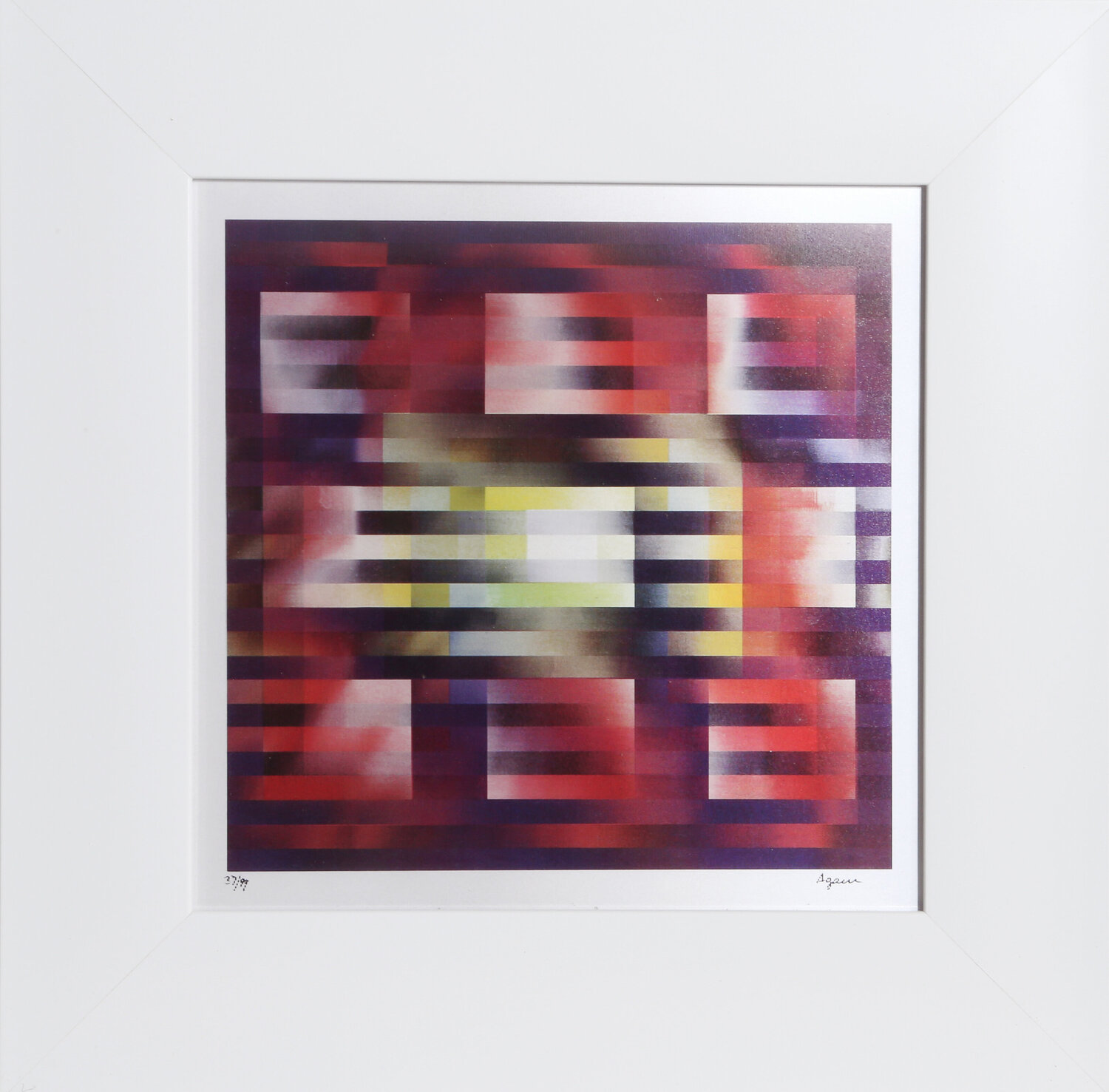 Nine Squares Yaacov Agam