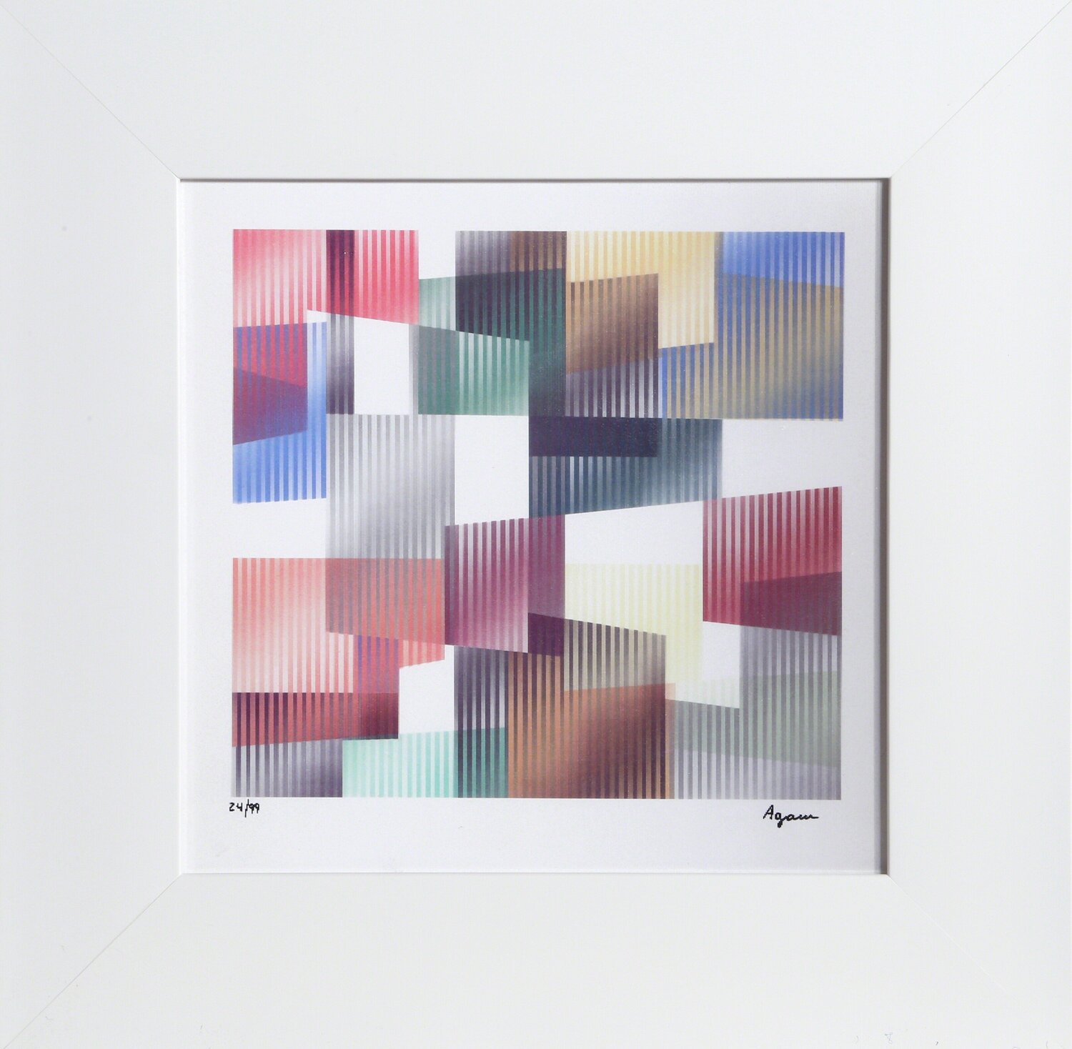 Time from the Mobility Within Series Yaacov Agam