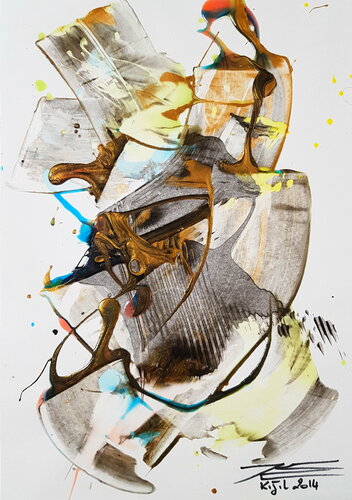 14740 von Karine Langevin Kjl, Werk auf Papier kaufen auf Singulart