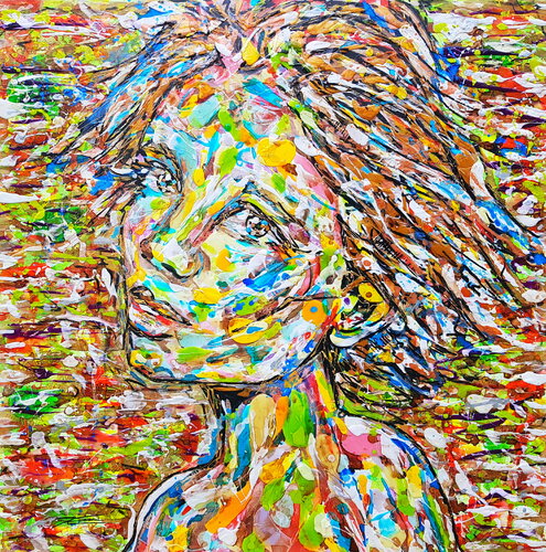 Parlez-moi d'Amour von Karine Langevin Kjl, Malerei kaufen auf Singulart