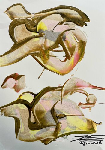 Q15R15 von Karine Langevin Kjl, Werk auf Papier kaufen auf Singulart