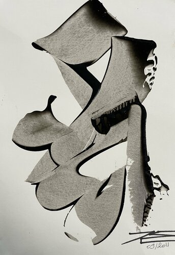 175 Touareg par Karine Langevin Kjl, Œuvre sur papier en vente sur Singulart