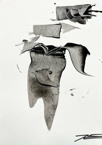 15018 La Dent par Karine Langevin Kjl, Œuvre sur papier en vente sur Singulart