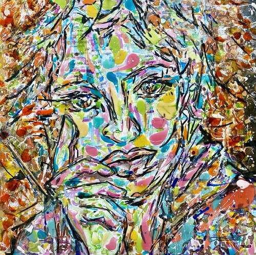 Réflexion sur l’Art von Karine Langevin Kjl, Malerei kaufen auf Singulart