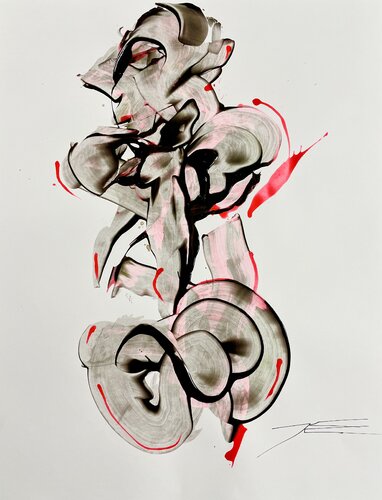 Speed par Karine Langevin Kjl, Œuvre sur papier en vente sur Singulart