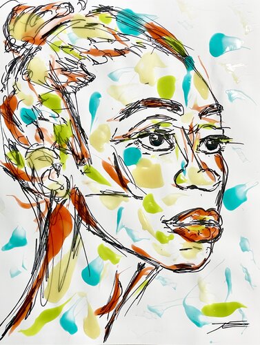 Nola by Karine Langevin Kjl, 종이 for Sale on Singulart