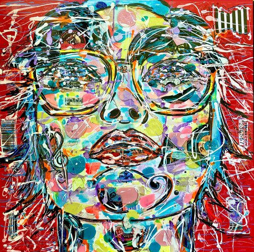 Hybrid Saphir Barclay par Karine Langevin Kjl, Peinture en vente sur Singulart